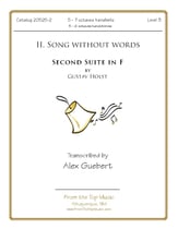 Second Suite in F, Mvt. 2 Handbell sheet music cover